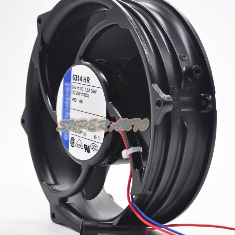 1Pcs New 6314HR 24V Inverter Cooling Fan 36W