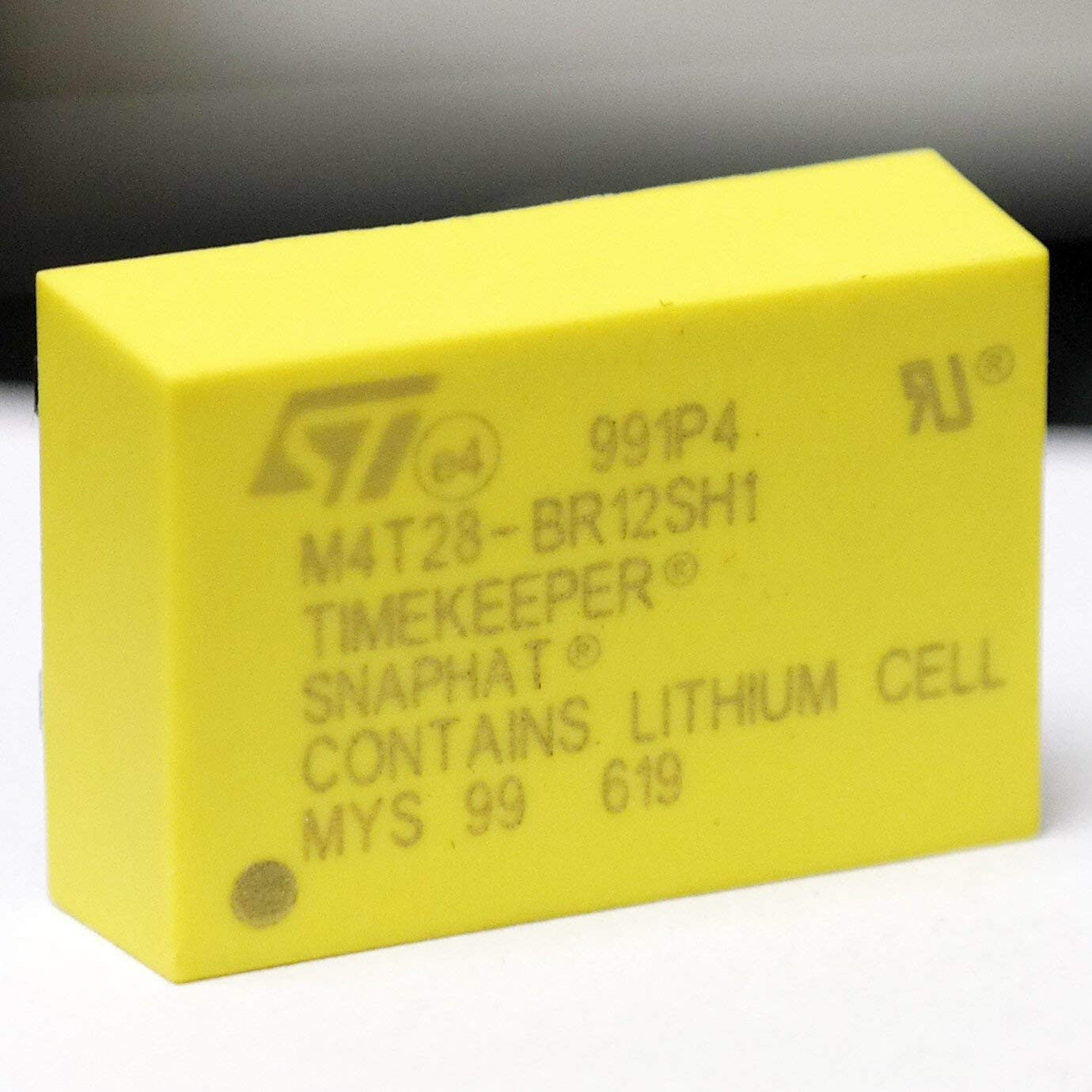 SNAPHAT M4T28-BR12SH1 48 mAh Lithium Coin Cell Battery With Crystal – 5 PACK