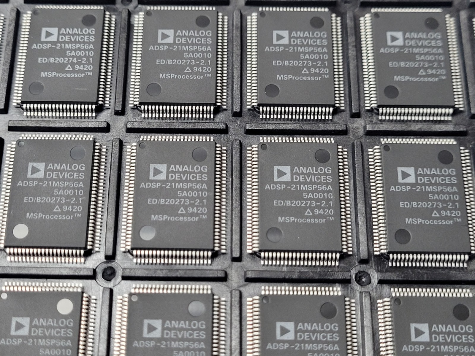 ADSP-21MSP56A MIXED SIGNAL PROCESSOR WITH HOST INTERFACE PORT 100P QFP