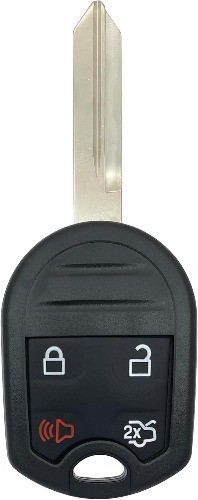 Replacement Keyless Entry Key Fob Cover for Ford F-150 F-250 Model: 4 Button-a