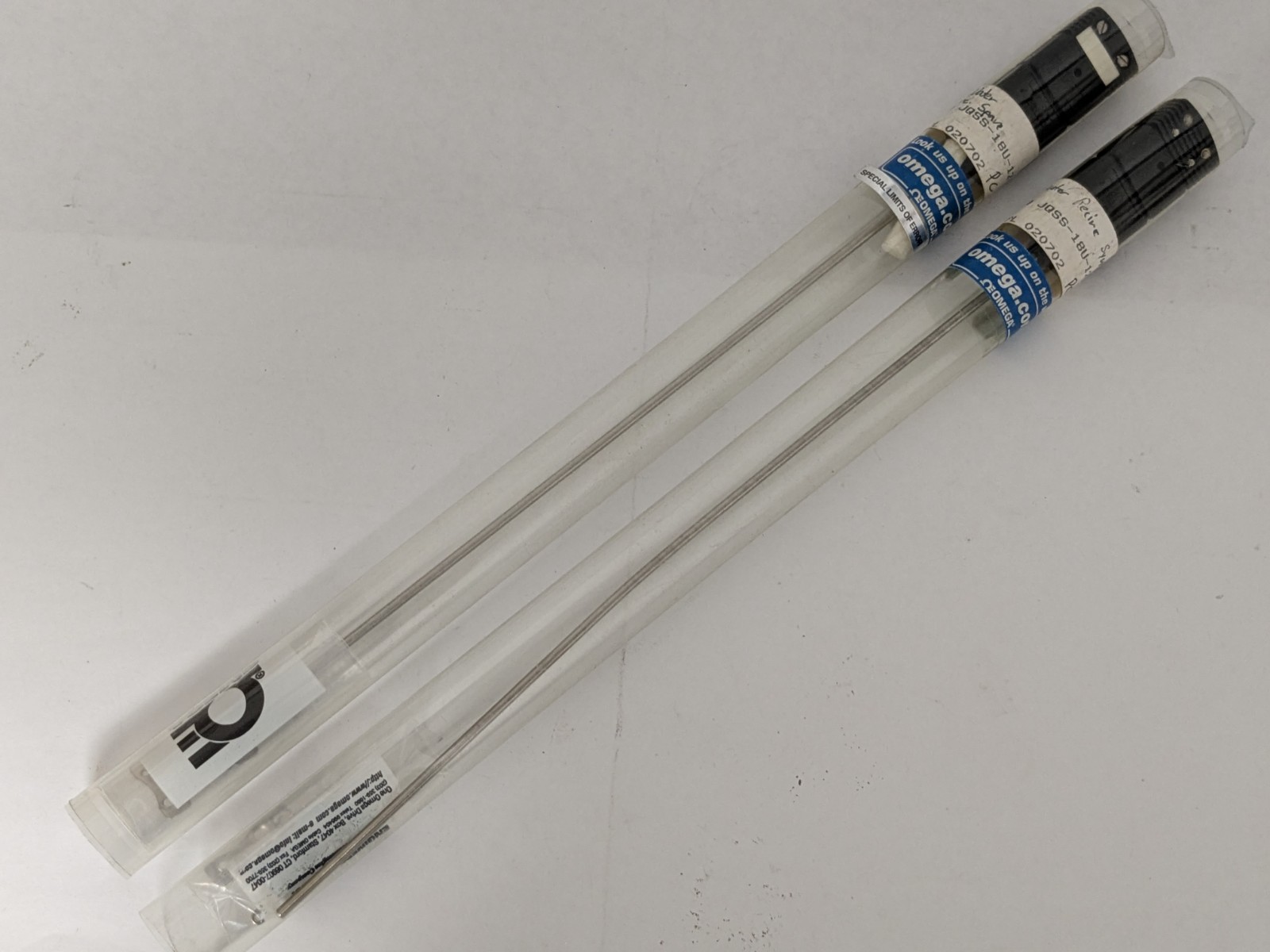 Lot of 2 Omega Engineering JQSS-18U-12 Thermocouples, Probes