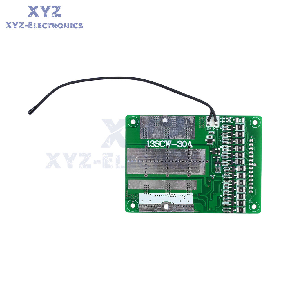 13S 48V 20A 30A Same Port Battery Protection Board for 18650 Li-ion Battery