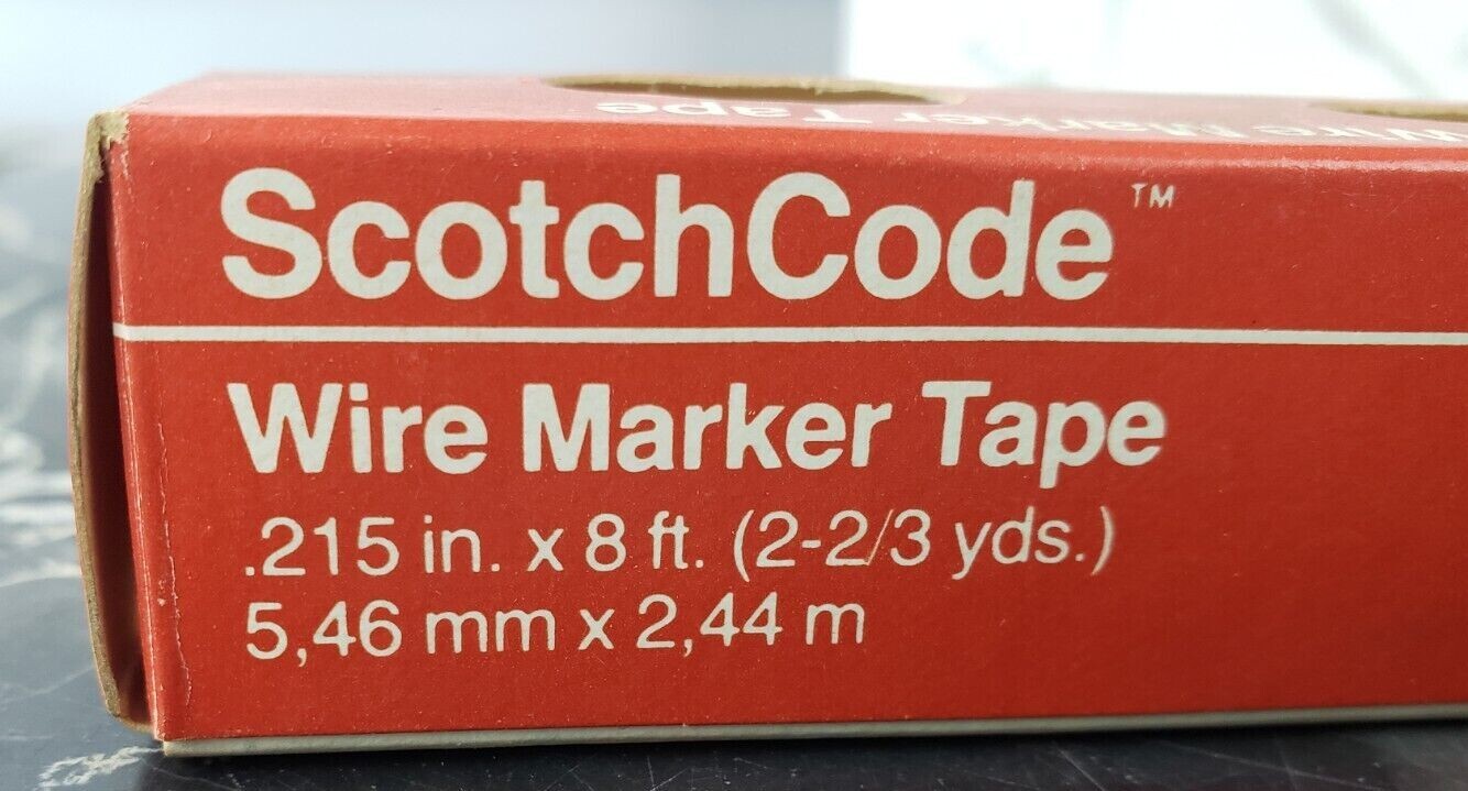 3M ScotchCode Wire Marker Tape Refill Roll SDR