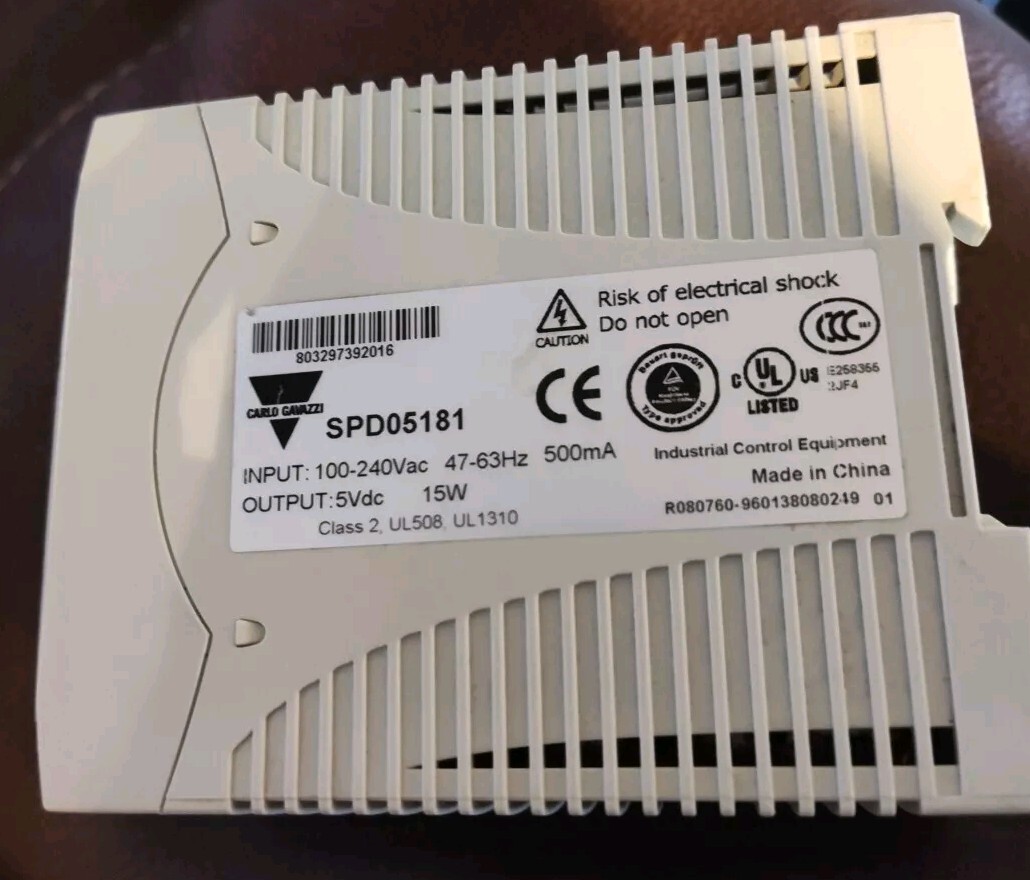 1 Refurbed Tested Carlo Gavazzi SPD05181 AC/DC Converter, 5 VDC, 15 Watt, 3 Amp