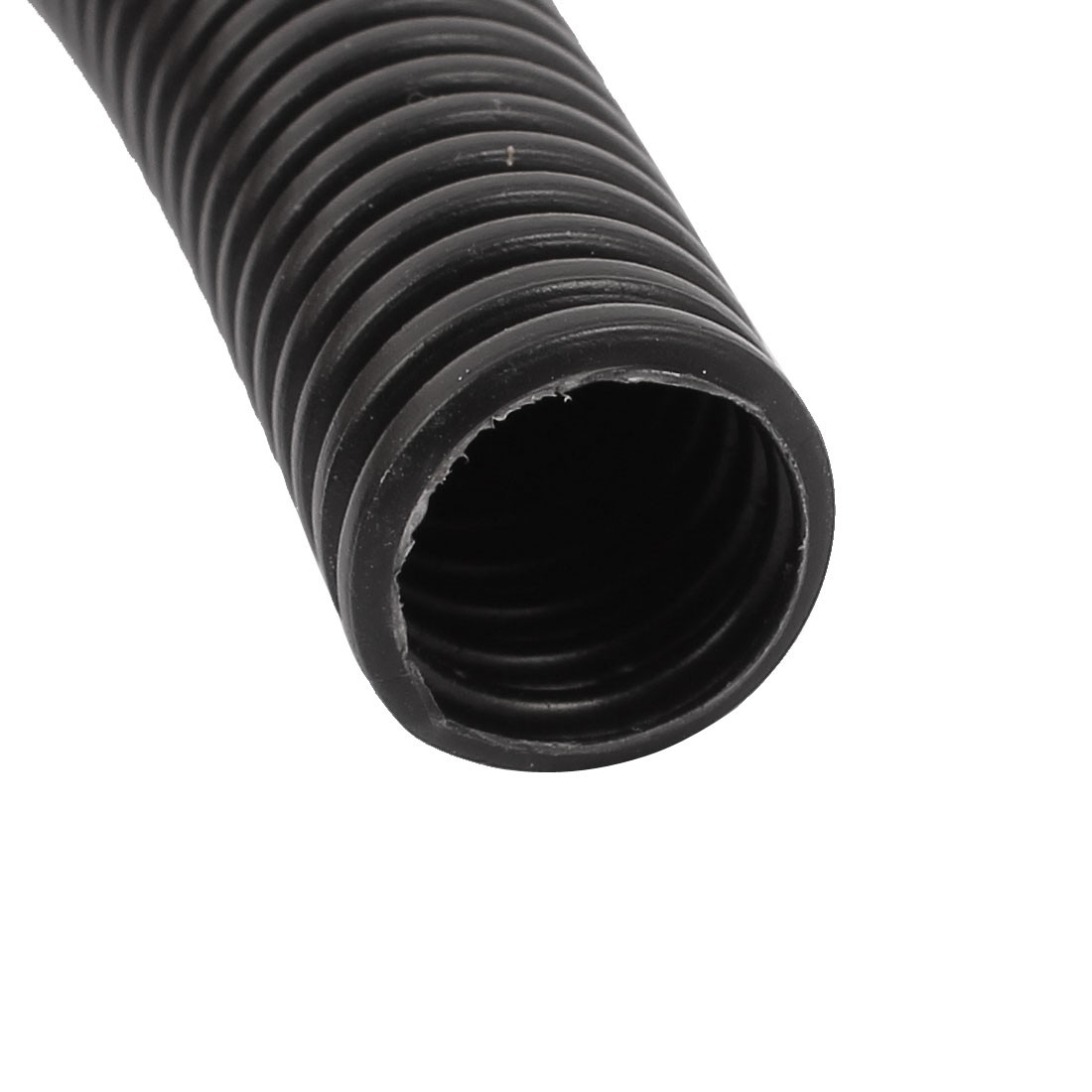 9.9 M 13×15 mm Plastic Corrugated Conduit Tube for Garden,Office Black