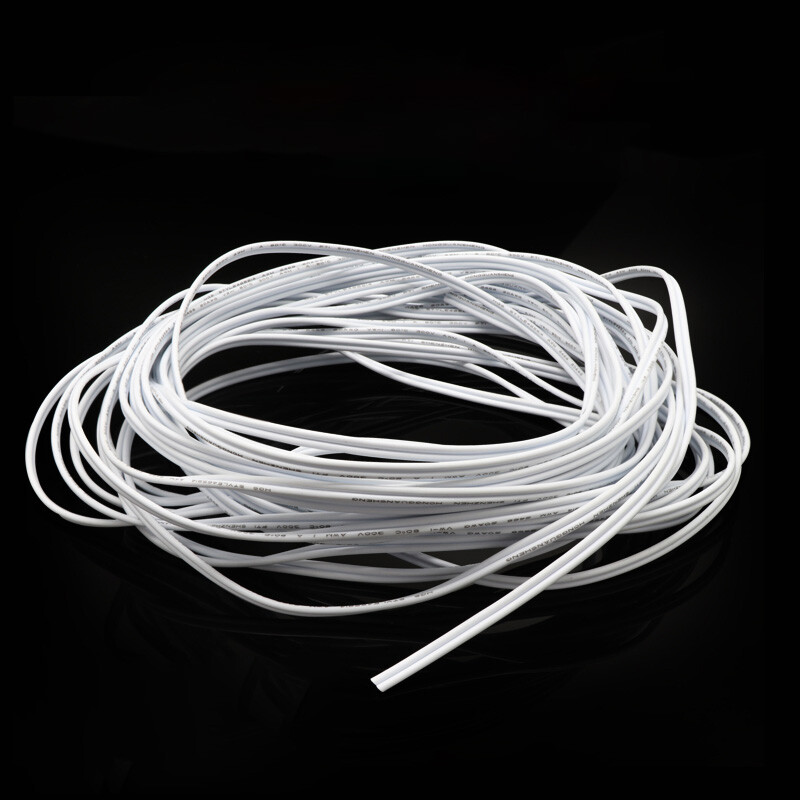 2- Core PVC Flexible Cable 18/20/22/28 AWG Stranded Electrical Flex Wire UL2468