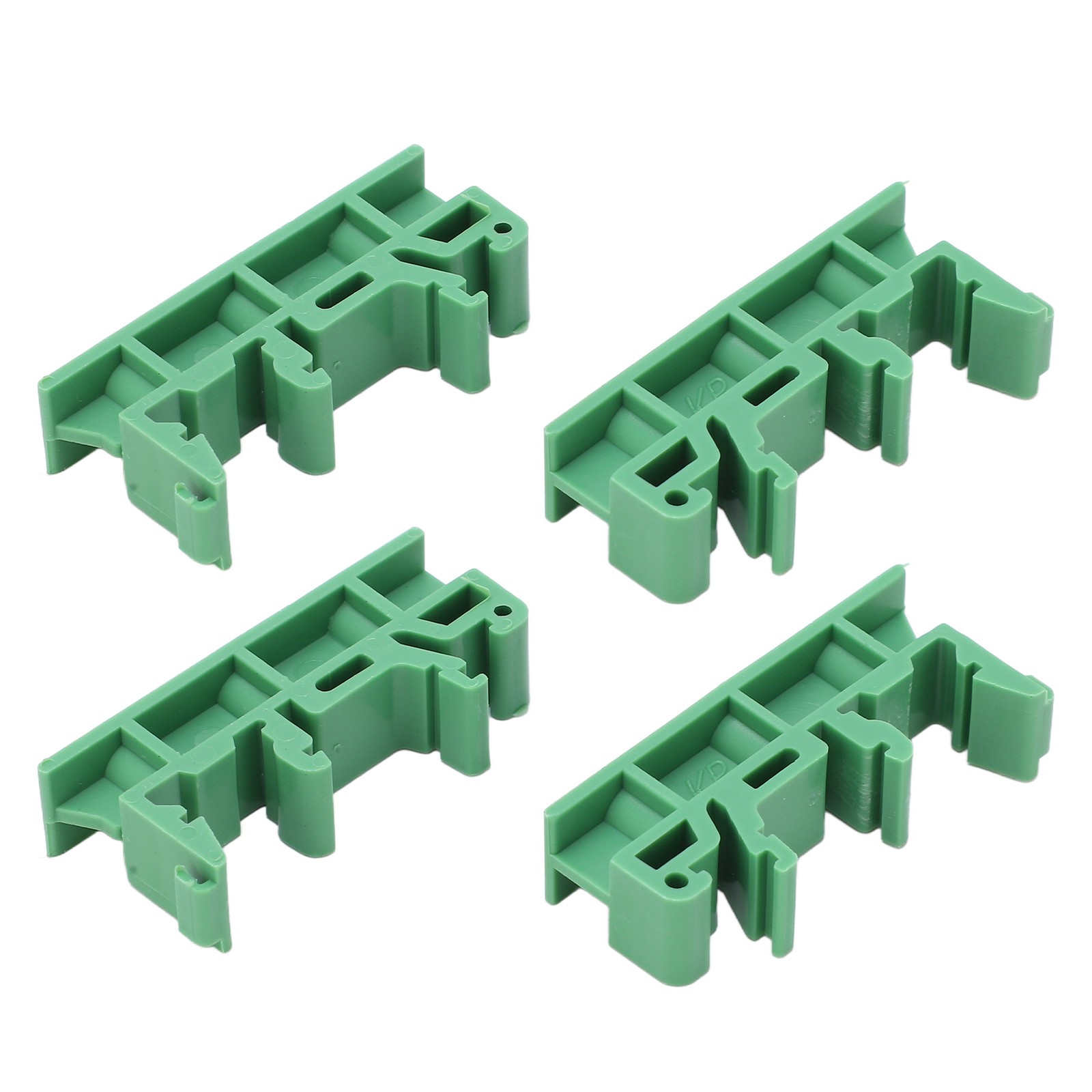 Circuit Board Mounting Bracket Antiaging Insulated 2 Sets DIN Rail Adapter