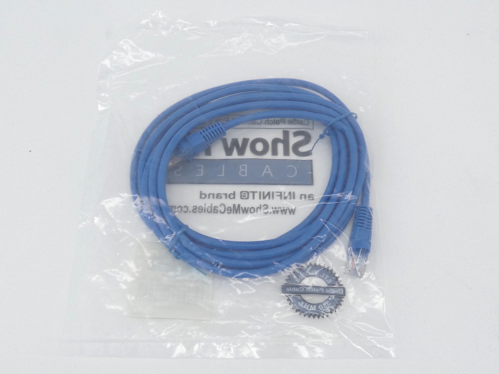 Show Me Cables 530-10 BL Cat5e Blue Patch Cable 10′ – NEW Surplus!