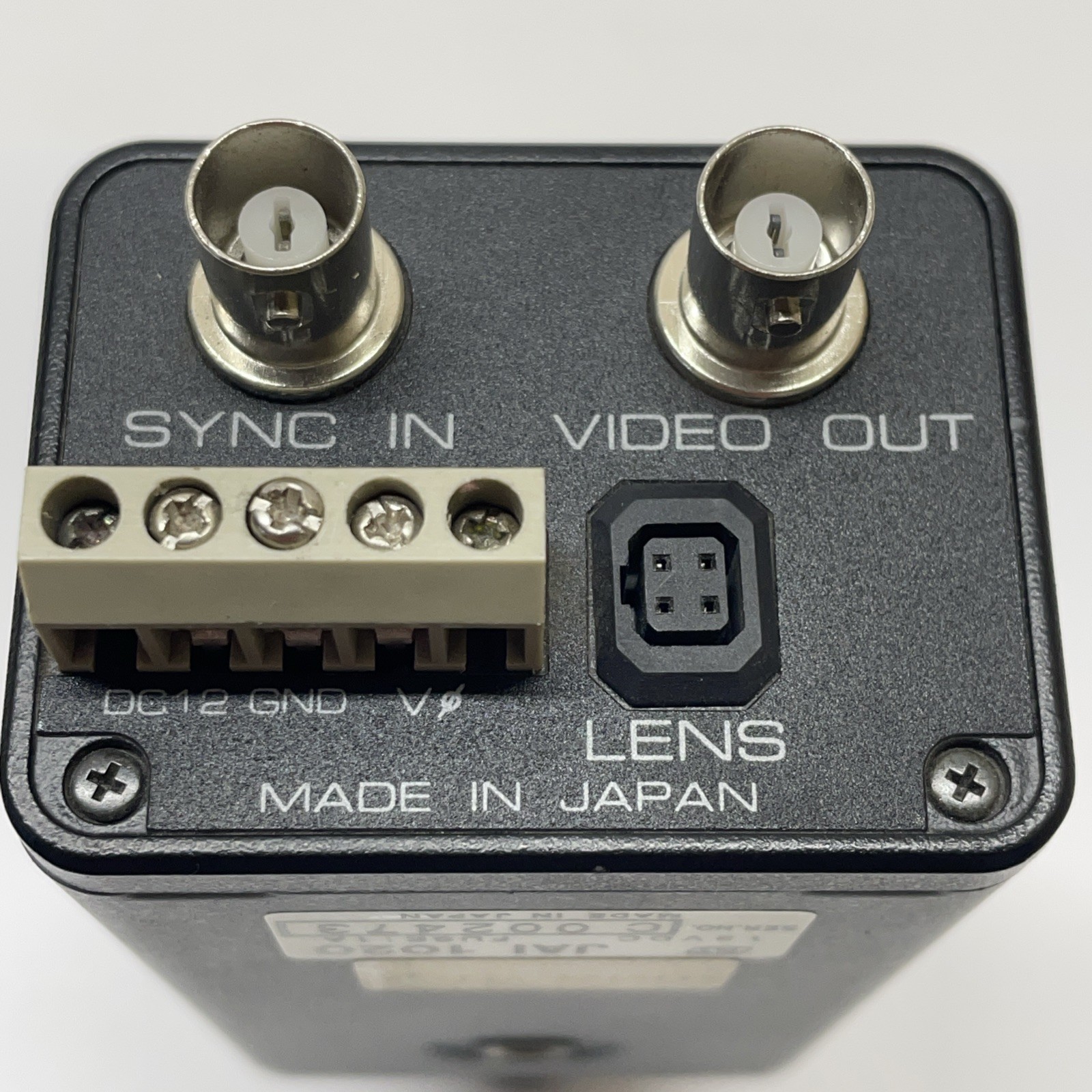iAi Protec JAI 1020 12VDC 1A Machine Vision Camera C002473 w/ F1.4 6mm TV Lens