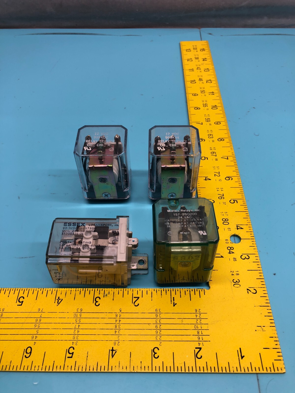 2 Relay Service 999KUE + Essex 93-309060-25720H + Midtex 157-23Q200 Relay,180821