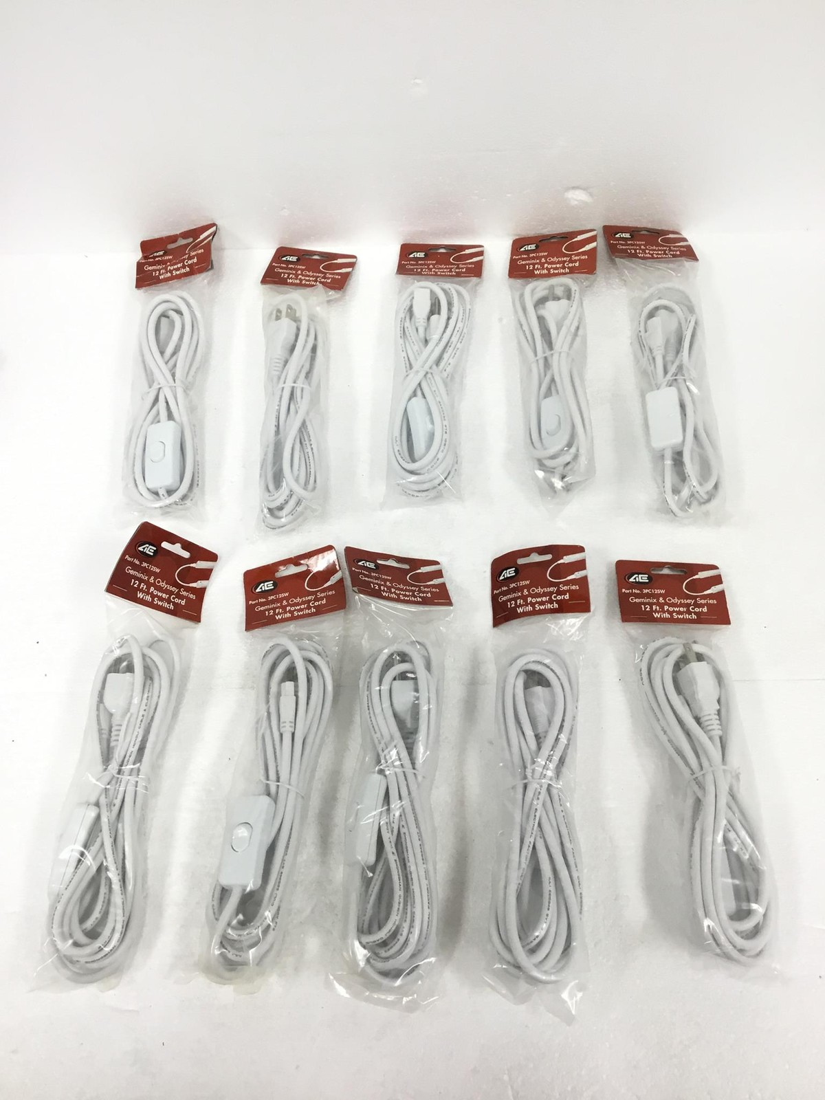 12x NEW AE-Antares Enterprises 3PC12SW 12Ft Link Cable Geminix & Odyssey Series