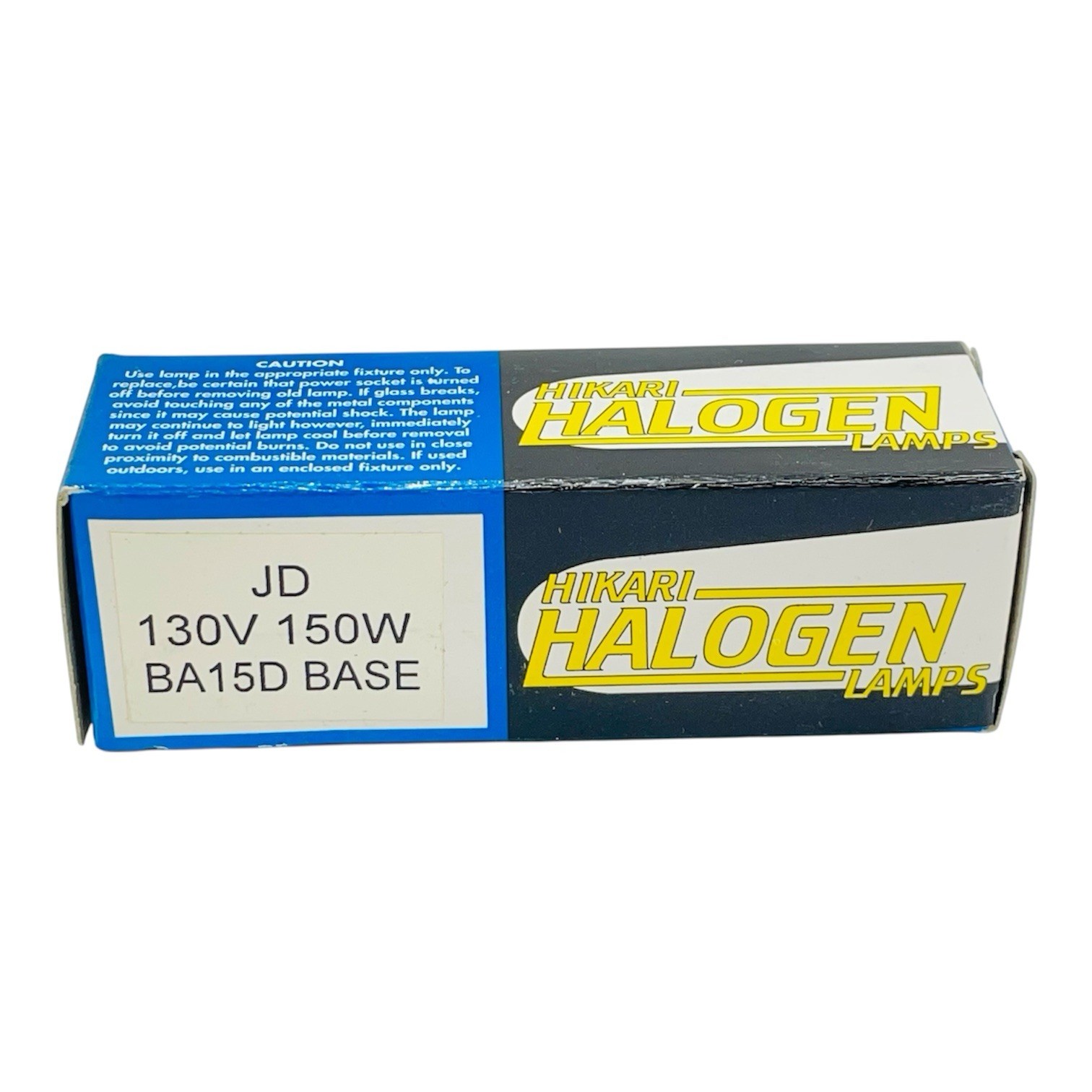 Qty 2 Hikari Halogen JD-130V/DC/150W/CL 2850K 2400 Lumens 150W BA15D Bayonet