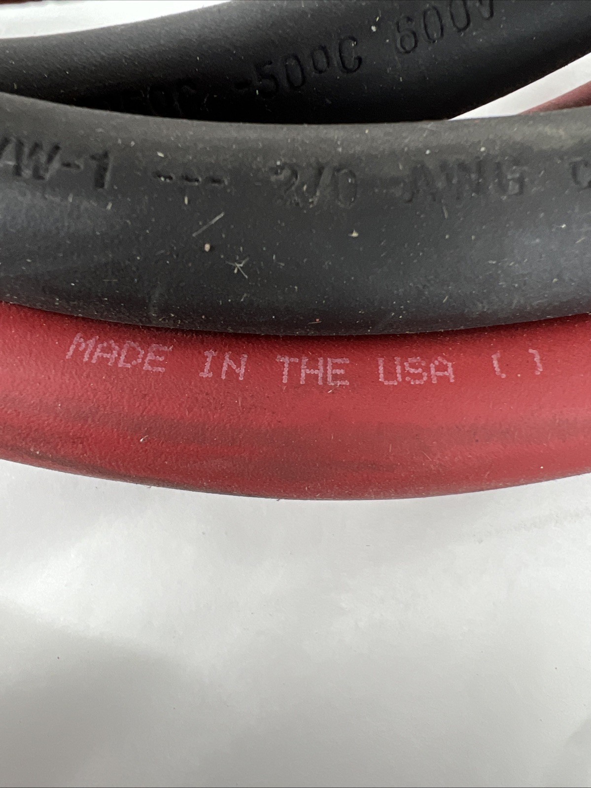 2/0 Gauge Pure Copper Ultra Flexible Welding & Battery Cable Black & Red w Lug