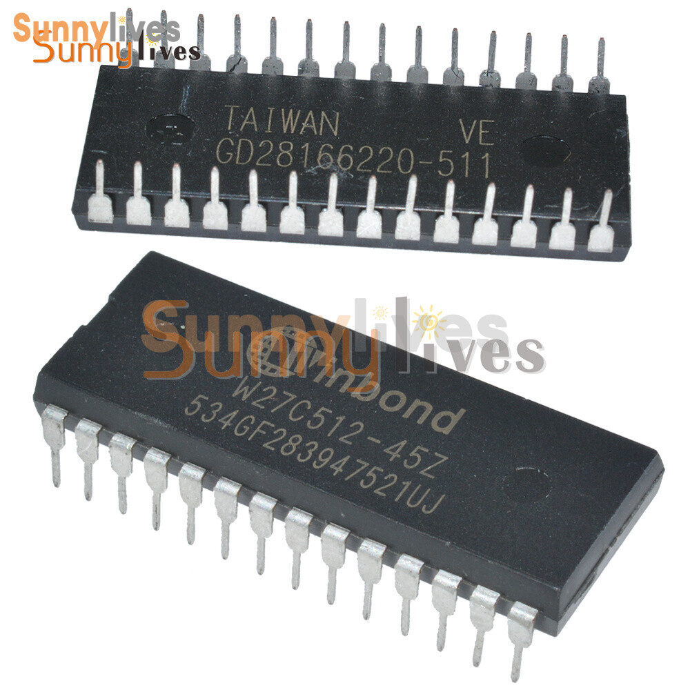 10PCS W27C512-45Z W27C512 IC DIP EEPROM 512KBIT 45NS Winbond EEPROMs US
