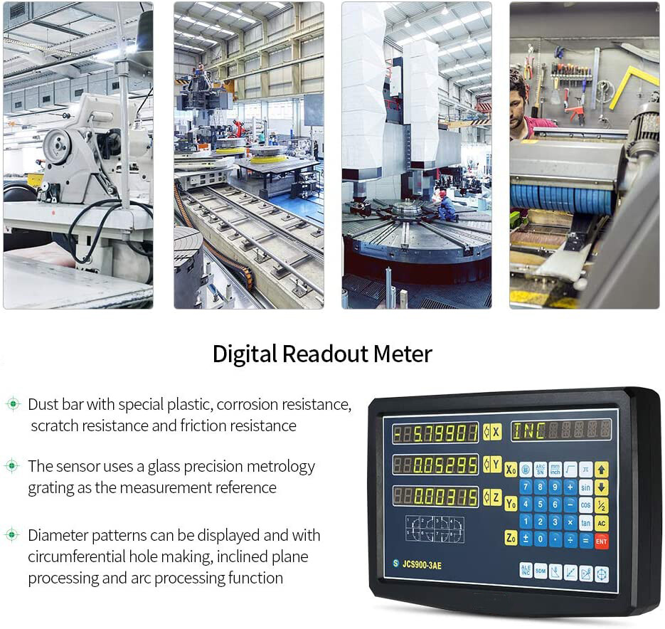 3 Axis DRO digital readout linear scale for milling lathe machine high Precision