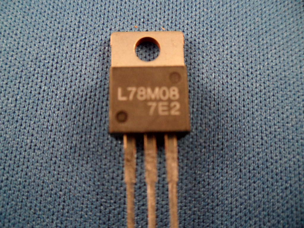 8V/500mA TO-220 Regulator L78M08,New, Qty.2