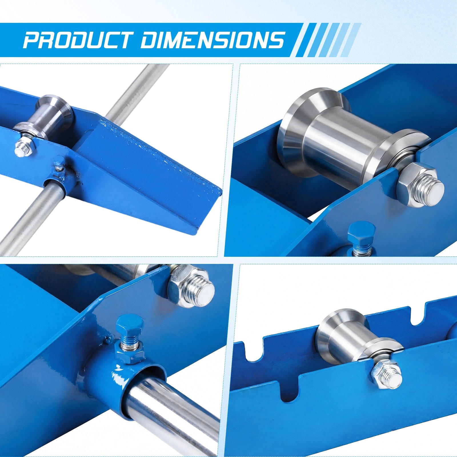 Wire Cable Reel Roller Stand 3307 LBS Commercial Industrial Steel Wire Dispenser