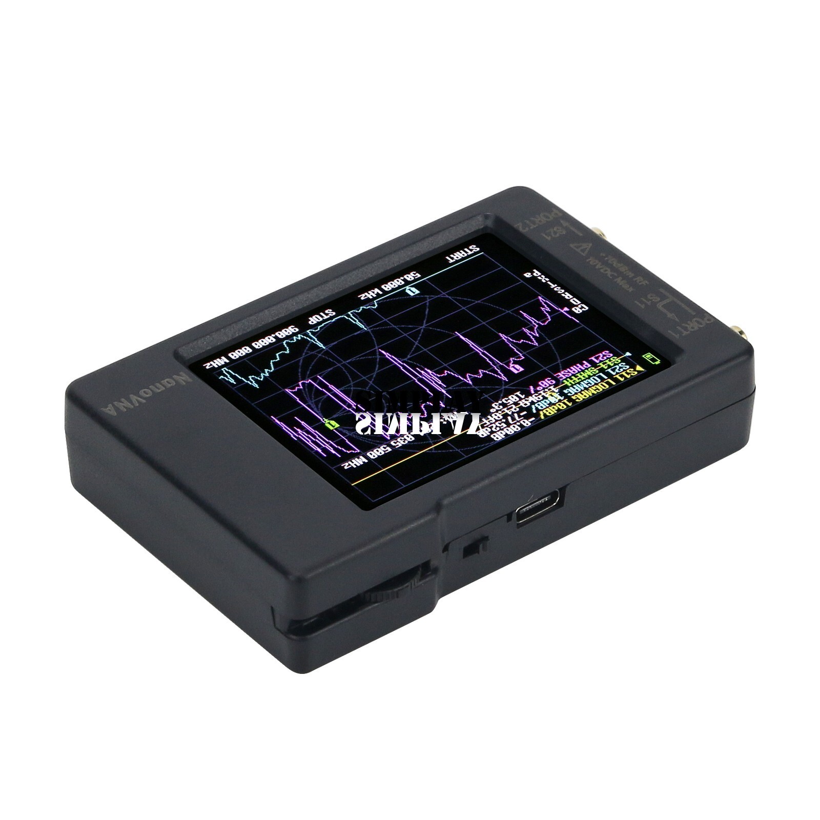 Upgraded 50KHz-900MHz NanoVNA Vector Network Analyzer F/MF HF VHF Phone Display