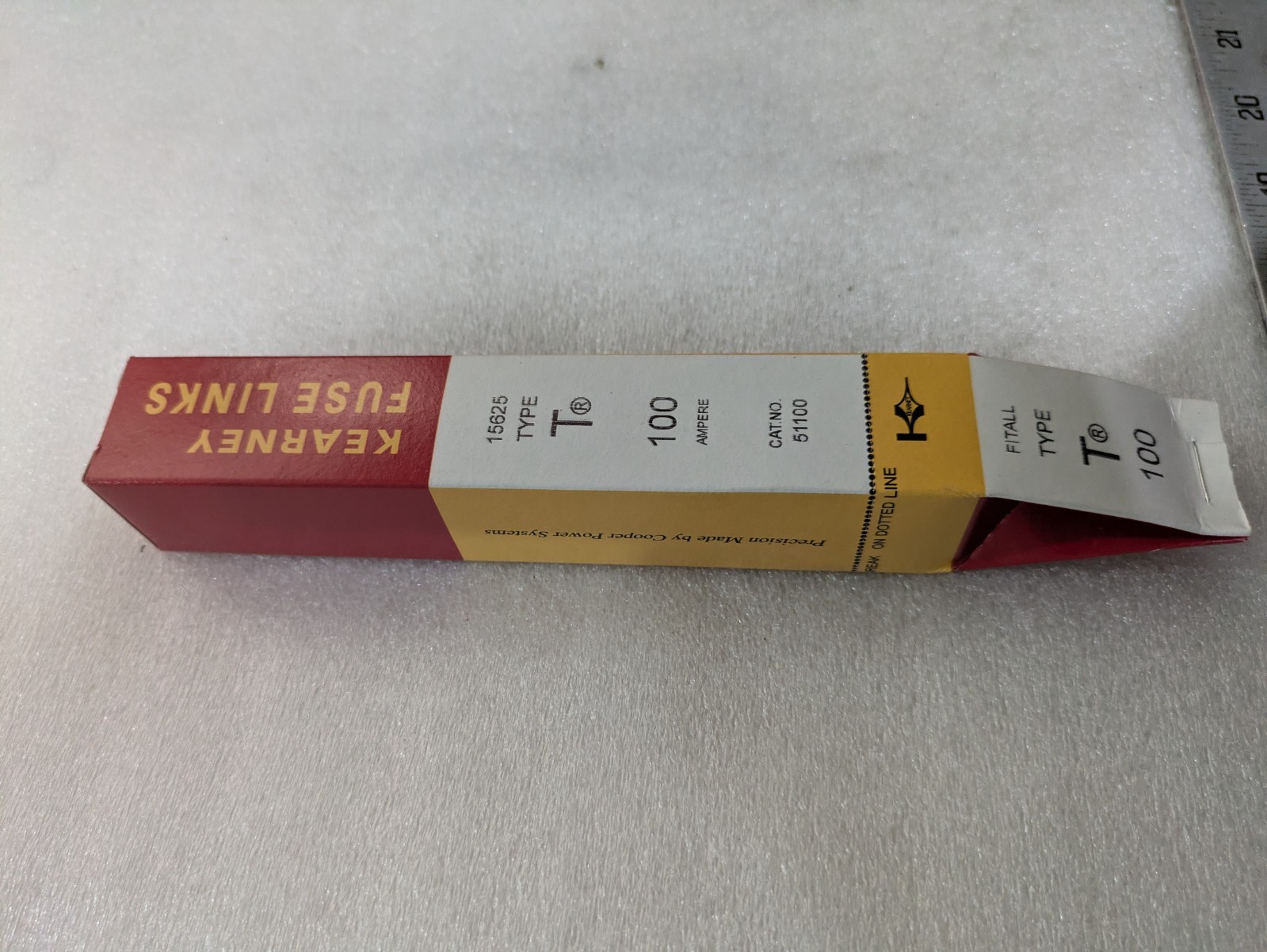 Kearney 51100 Fuse Link Type T 100 Amp Fitall Medium Voltage Eaton Cooper Power