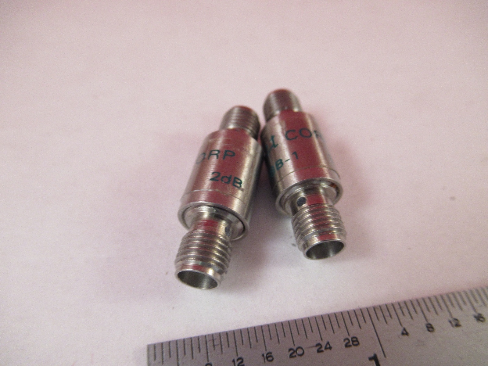 LOT ATTENUATOR SMA INMET 1 dB & 2 dB AS PICTURED &W1-A-16