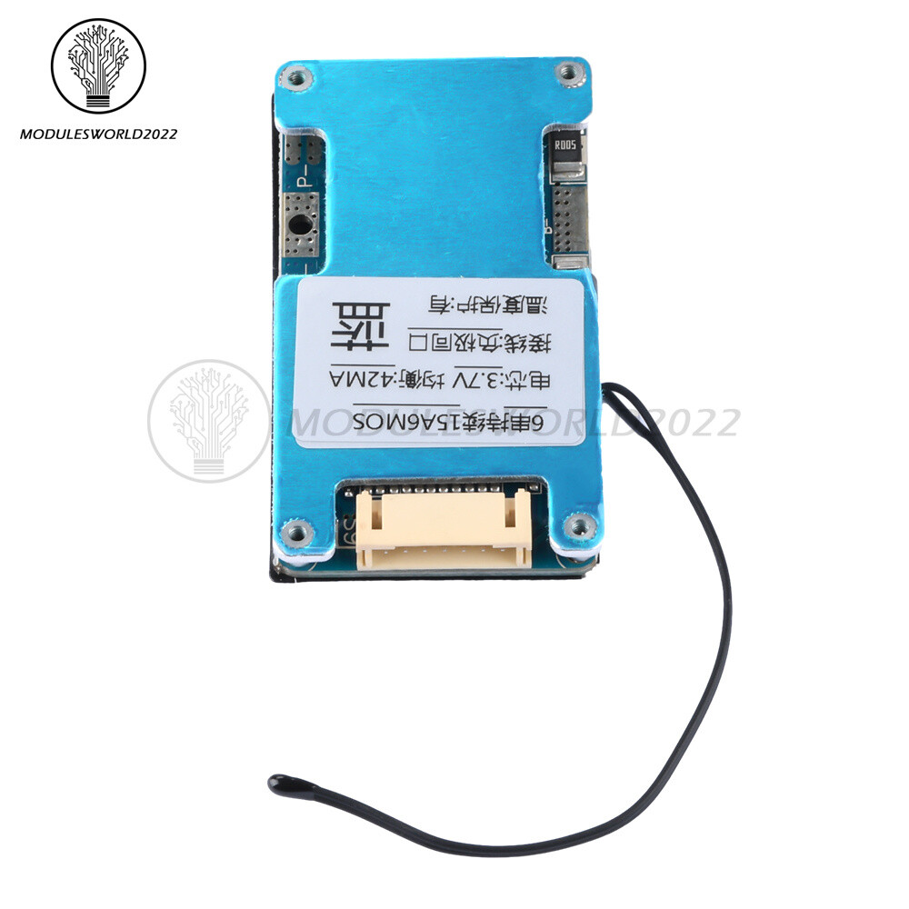 6S 15A 20A 25A Li-ion Battery Charge Protection Board Balanced Temp Protection