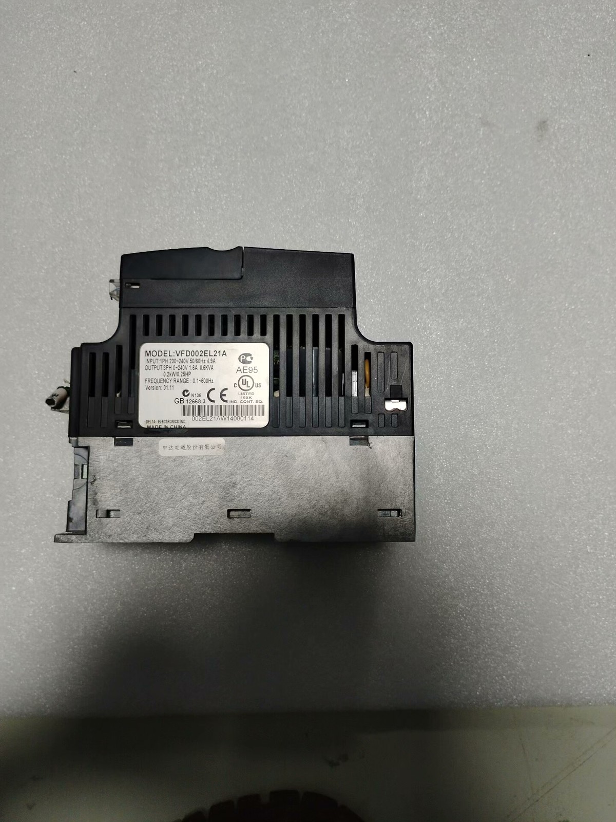one Delta VFD007EL21A 380V 0.75KW Welcome counteroffer
