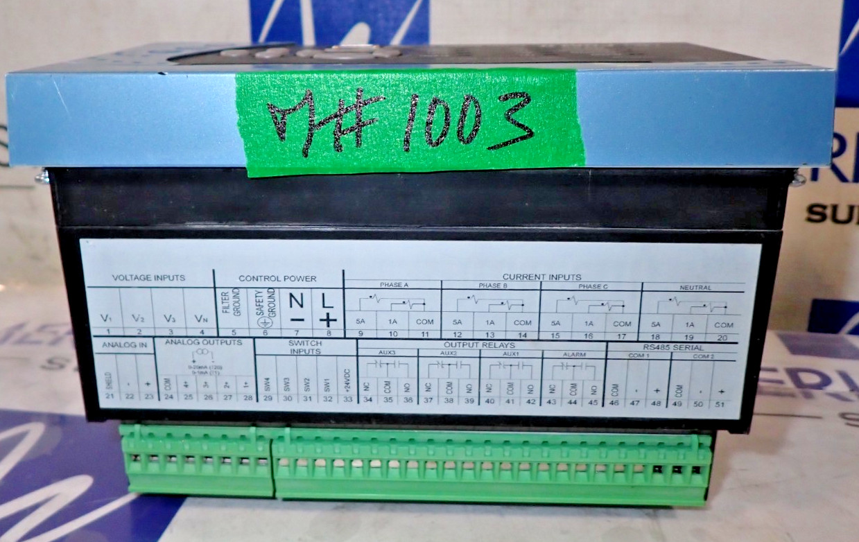 General Electric PQM II Power Quality Meter for 3 Phase System – TESTED