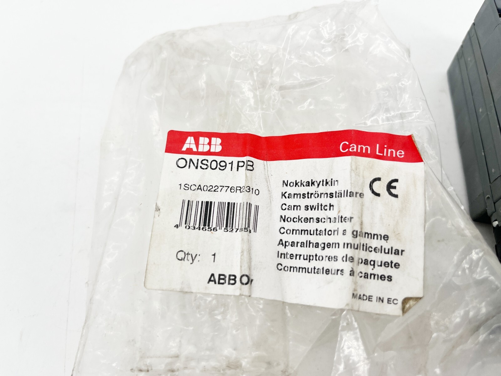New ABB ONSO91PB Cam Switch 10 Maintained Positions 0-9