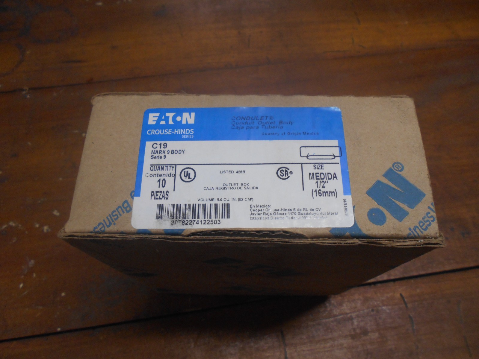 12 Eaton Crouse-Hinds Series C19 Conduit outlet Body, Mark 9 Body, 1/2″