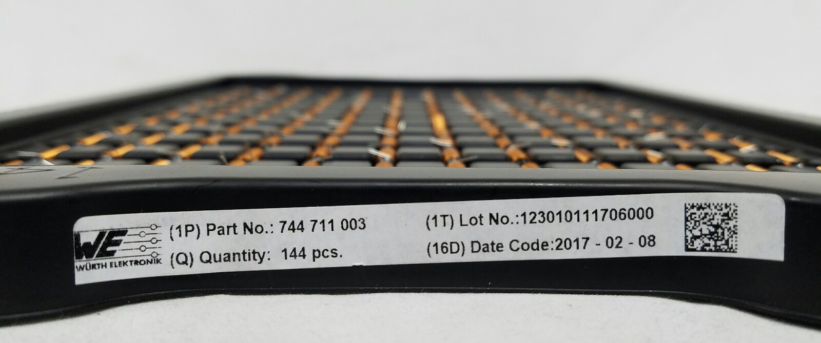 Lot of 144 WE-SDT Rod Core Chokes THT WE752 IR [A]- 2.5 L [µH]- 10.0 ±20%