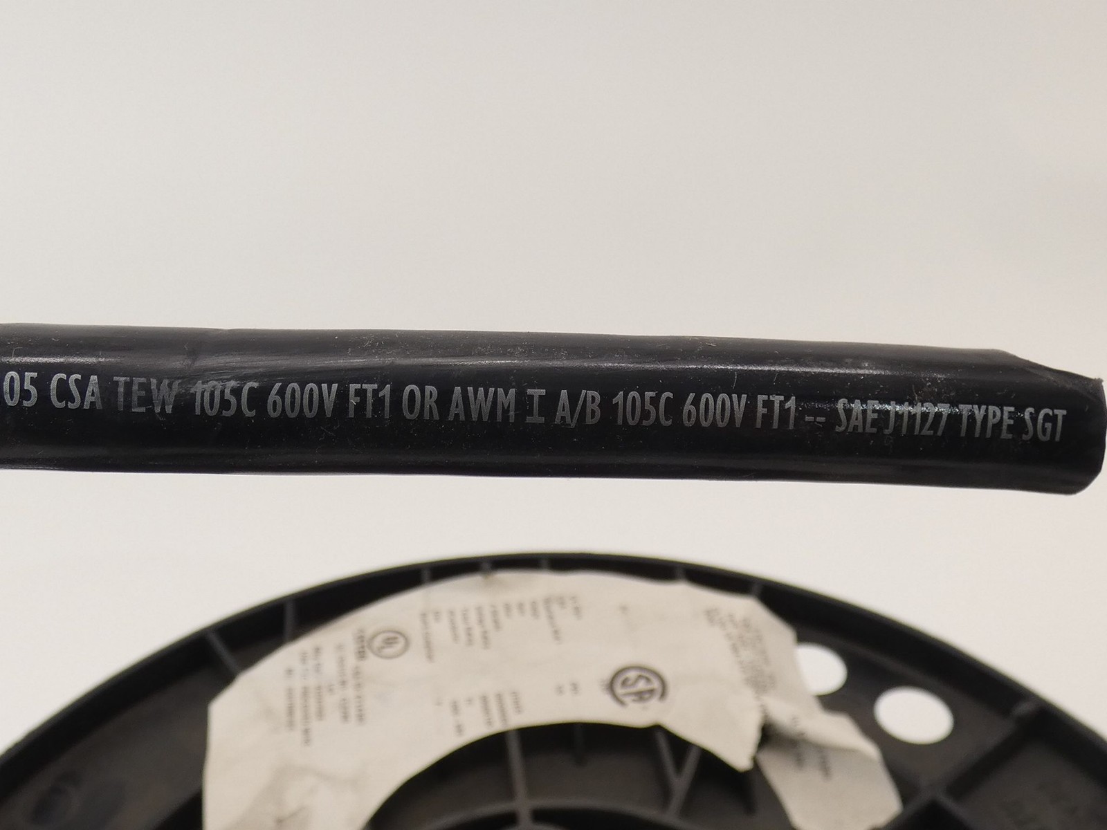 SouthWire Allied Wire Cable Spool 1284-1/0-1064T-0 Black PVC 600V – NEW Surplus!