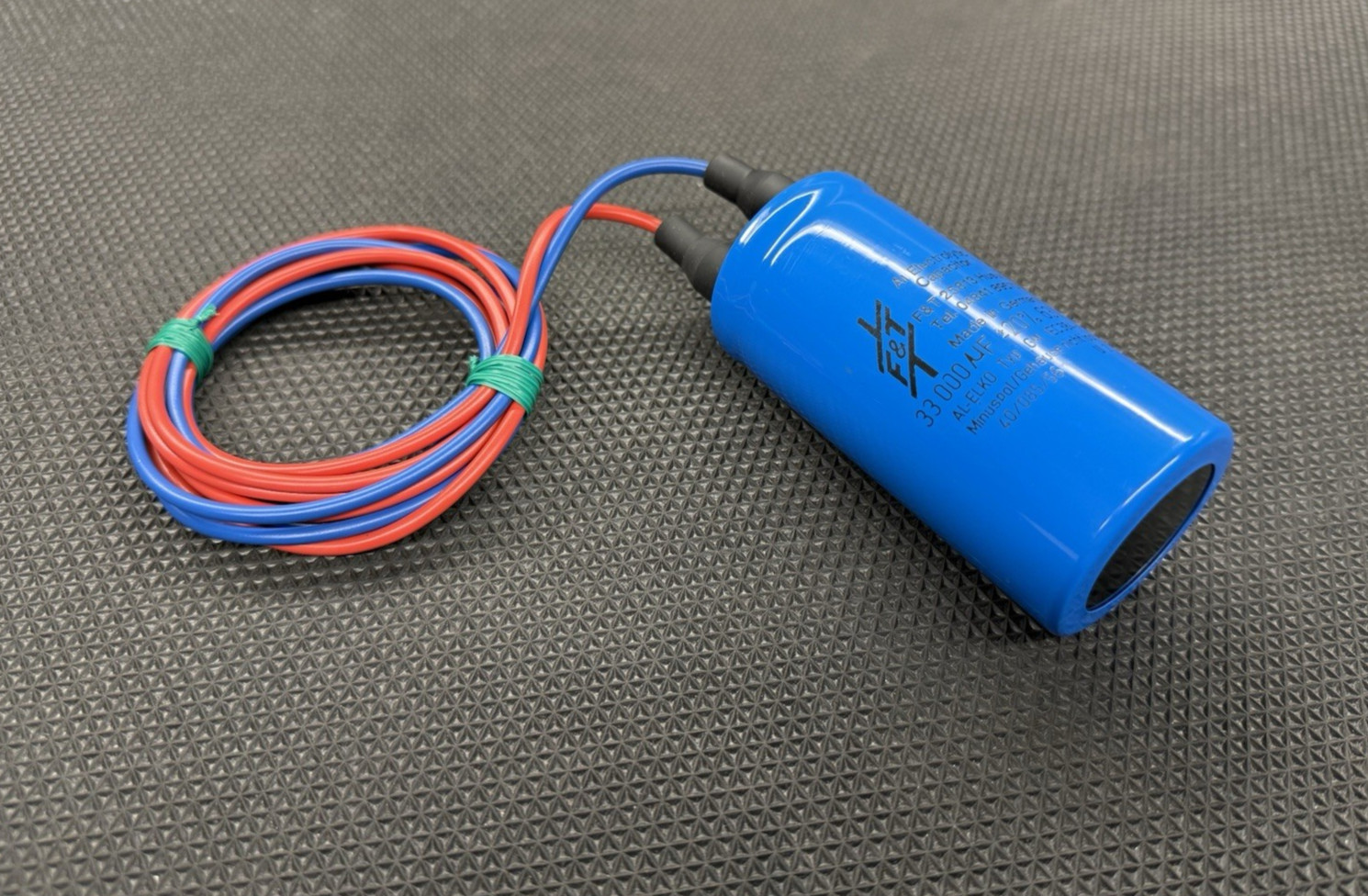 F&T 33000 uF 63V Capacitor, AL-ELK0 Typ GM IEC384-4