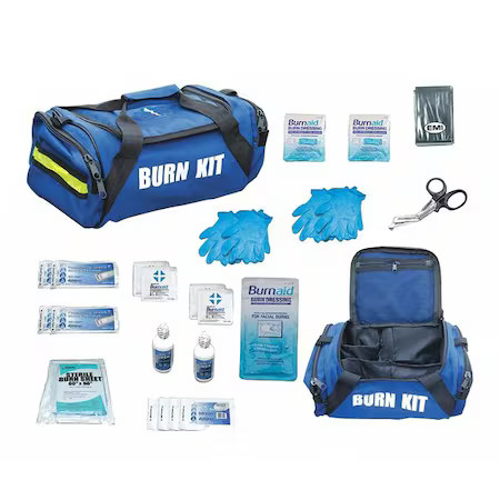 Emi 608 Emergency Advance Burn Kit, 9 In W, Navy Blue