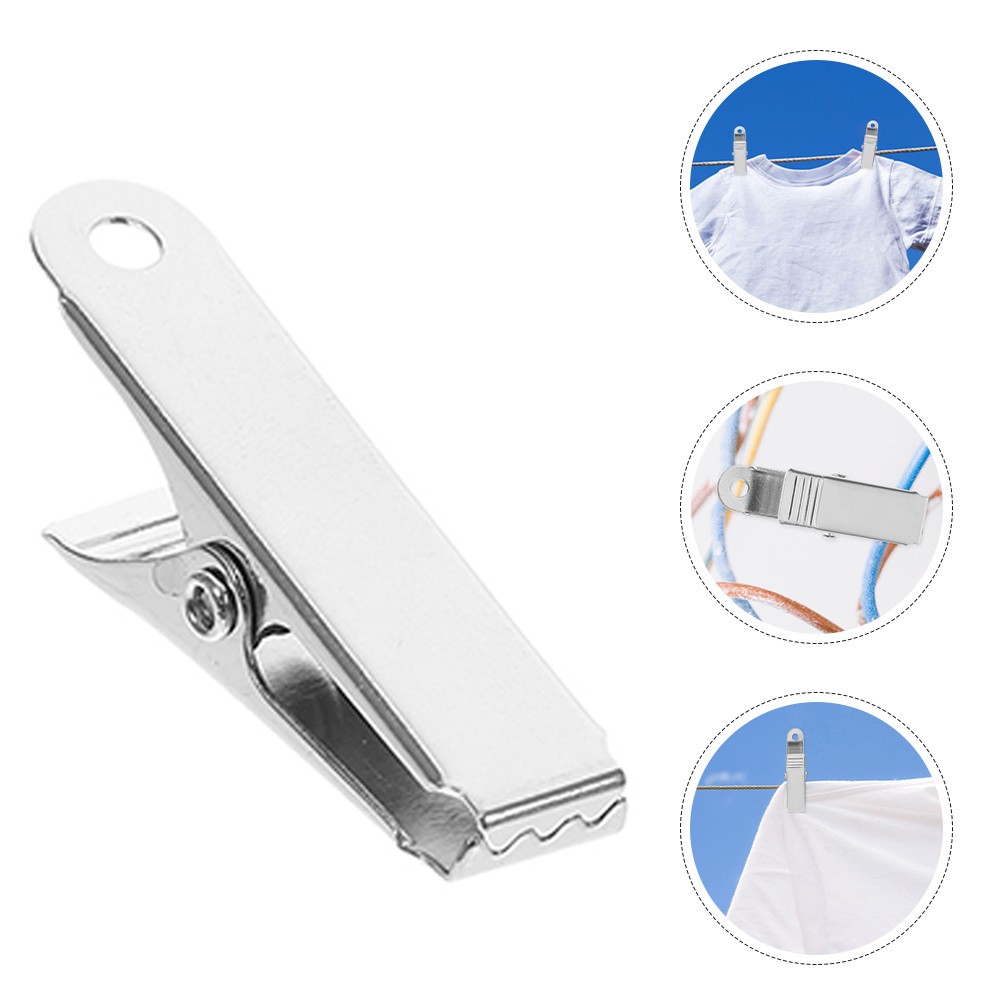 10 Pcs Metal Wire Clips Mini Clamps Cable Management Organization