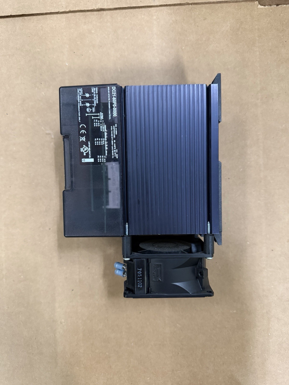 Watlow DC21-60F0-0000 DIN-A-MITE w/fan Power Controller Used