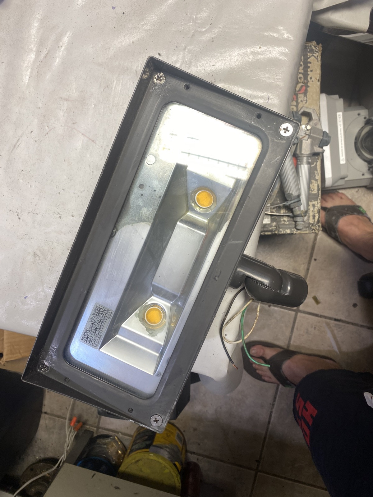 RAB LIGHTING FFLED39Y LED Floodlight 44W 120V (4 PARTS) #4