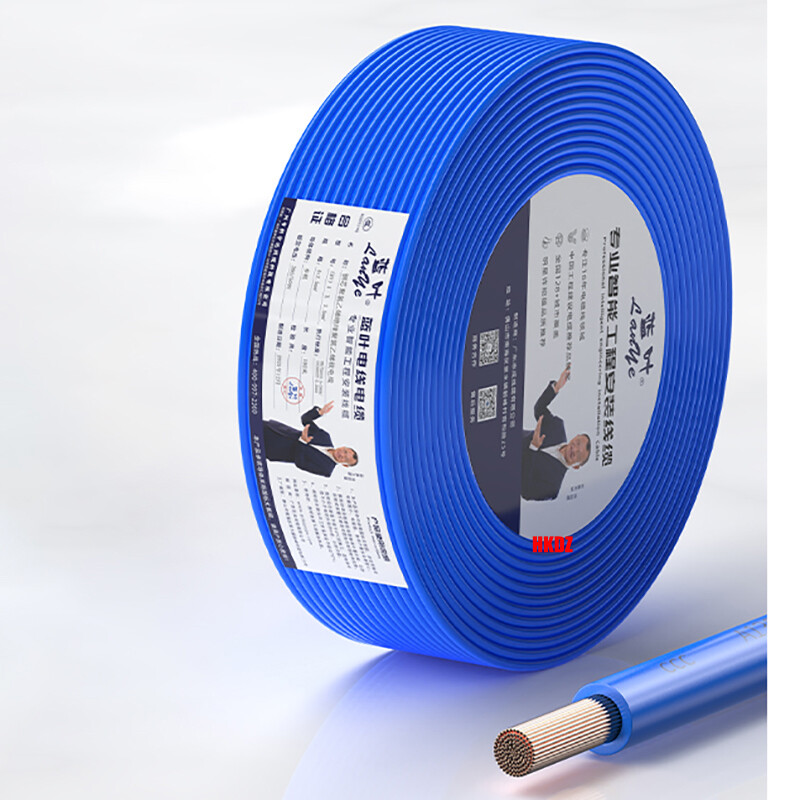 RV Single Core Flexible Wire Pure Copper Cores PVC Electrical Cable 0.3mm²~4mm²