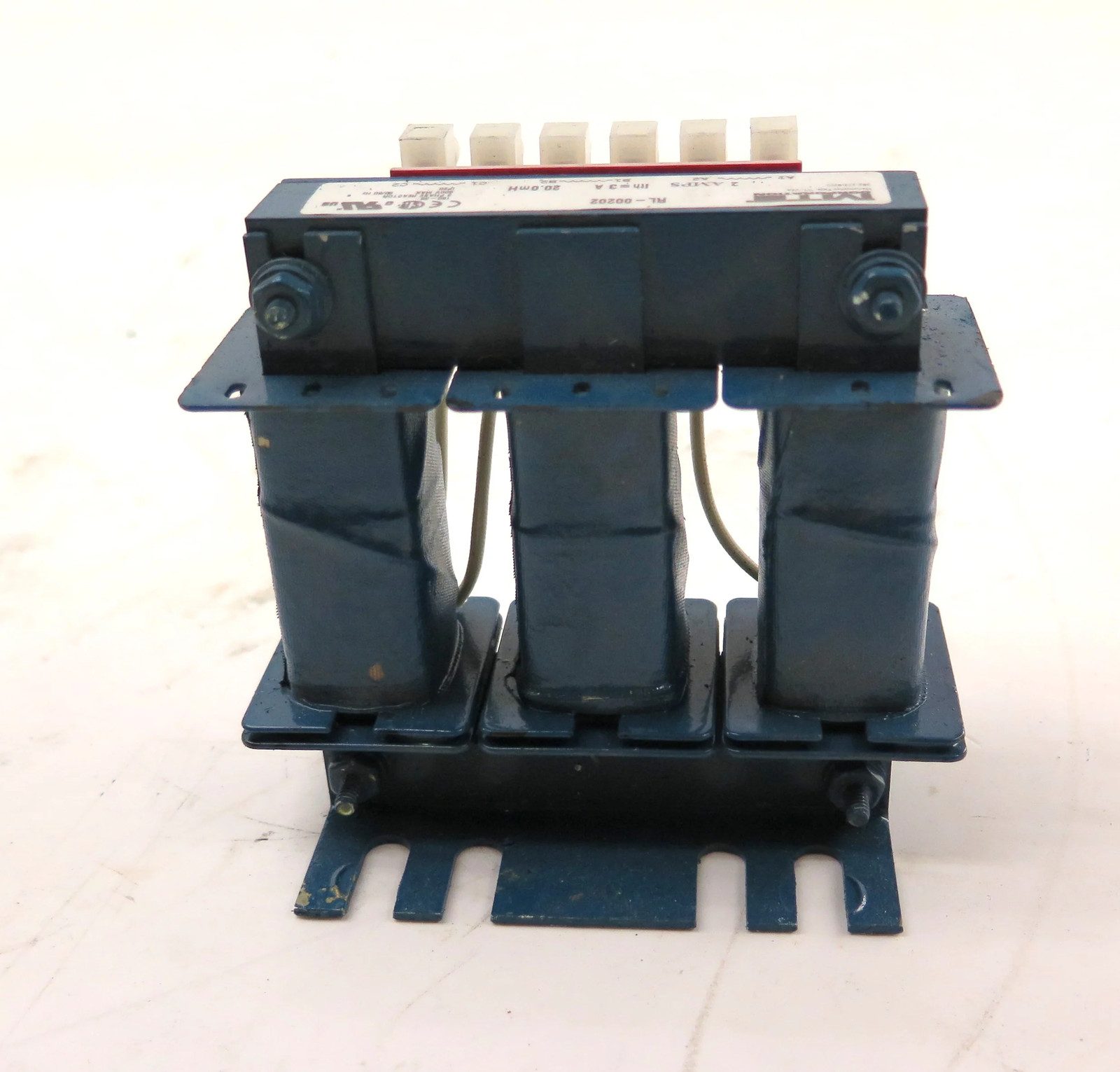 MTE RL-00202 Line Reactor 2A 20.0mH 3 Phase 600Vmax