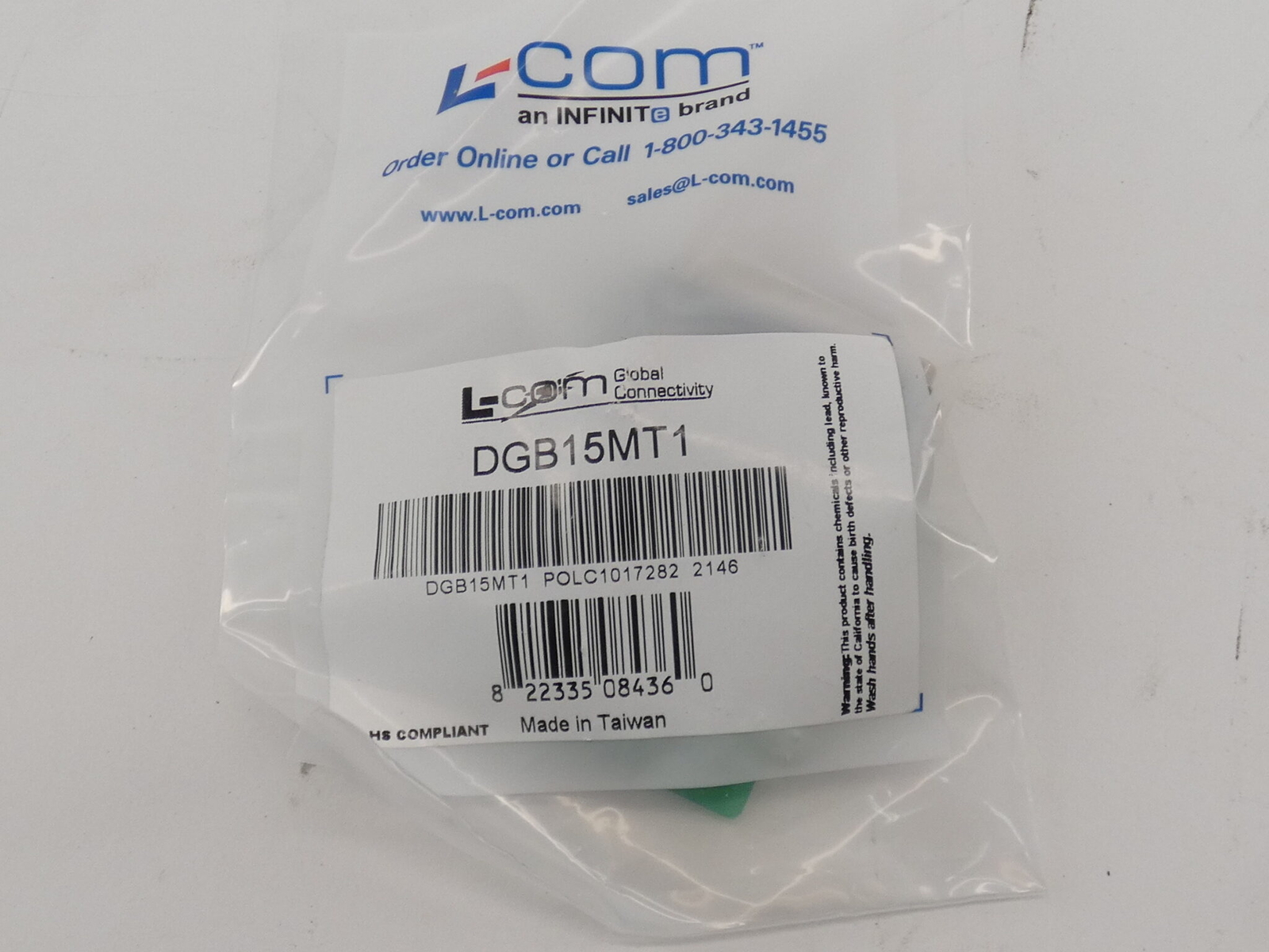 L-Com DGB15MT1 Field Termination Connector – NEW Surplus!