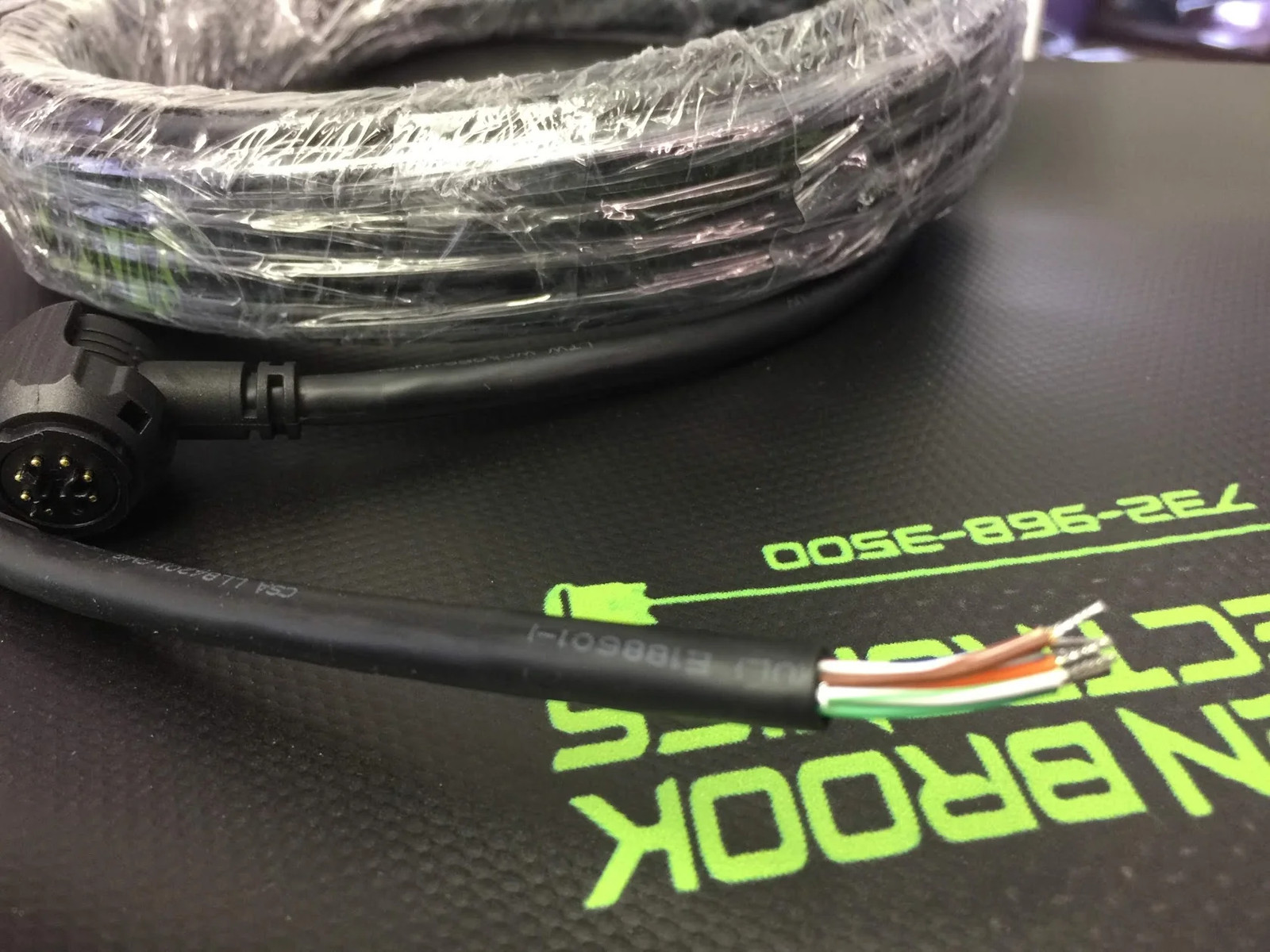 LTW 8 PIN MALE TO OPEN END – GARMIN – 25 FOOT CABLE