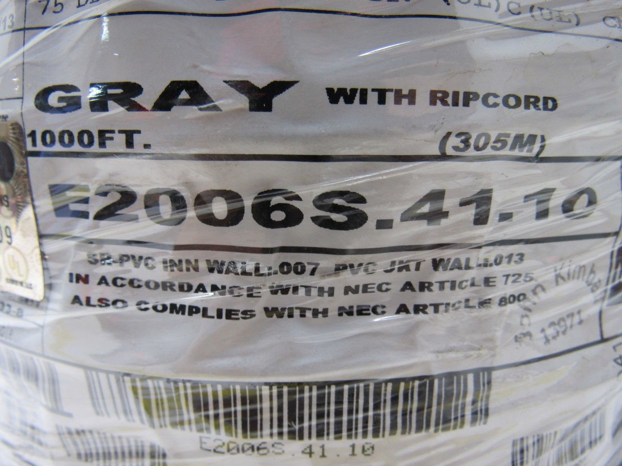 Carol General Cable E2006S.41.10 22-6 Conductor Shielded Comm Cable 1000′ New