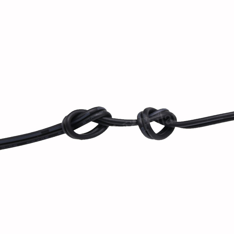 PVC Flexible Cable UL2468 16~30AWG 2 Conductor Parallel Zip Cable Black White