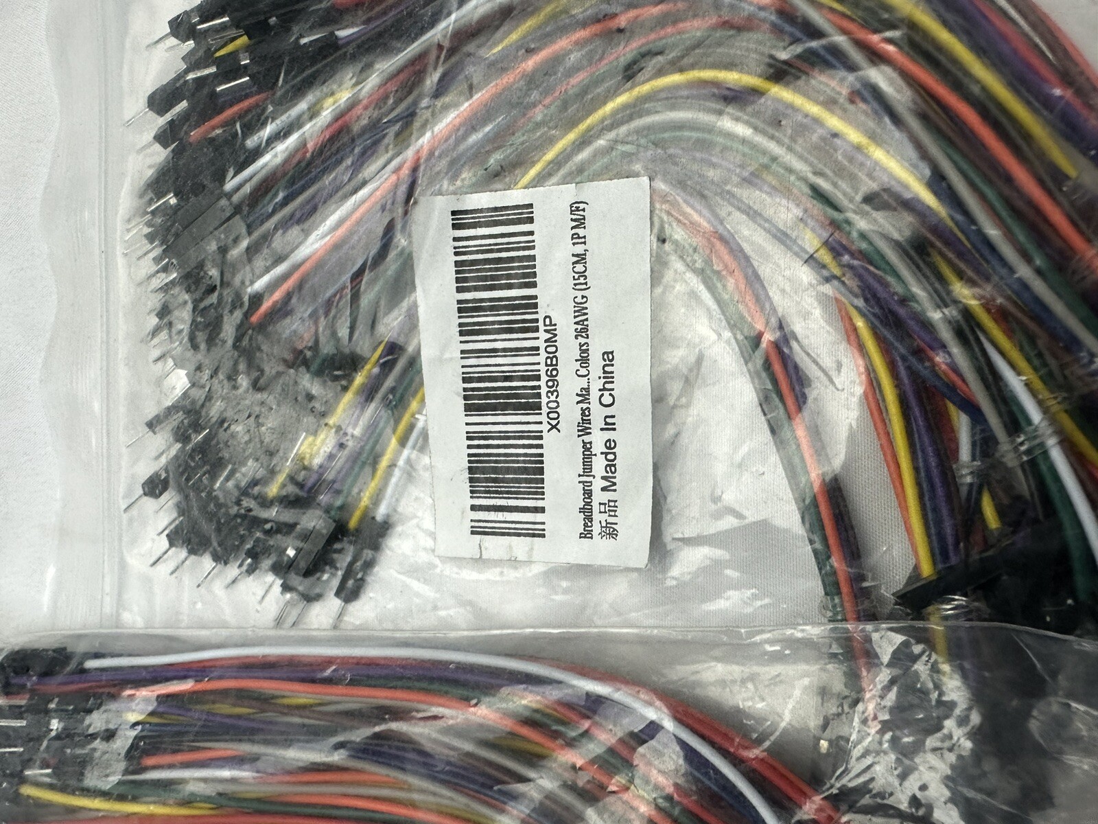 Breadboard Jumper Wires 22AWG 3 Packs of 100 Pieces Mix Pack More Red Black