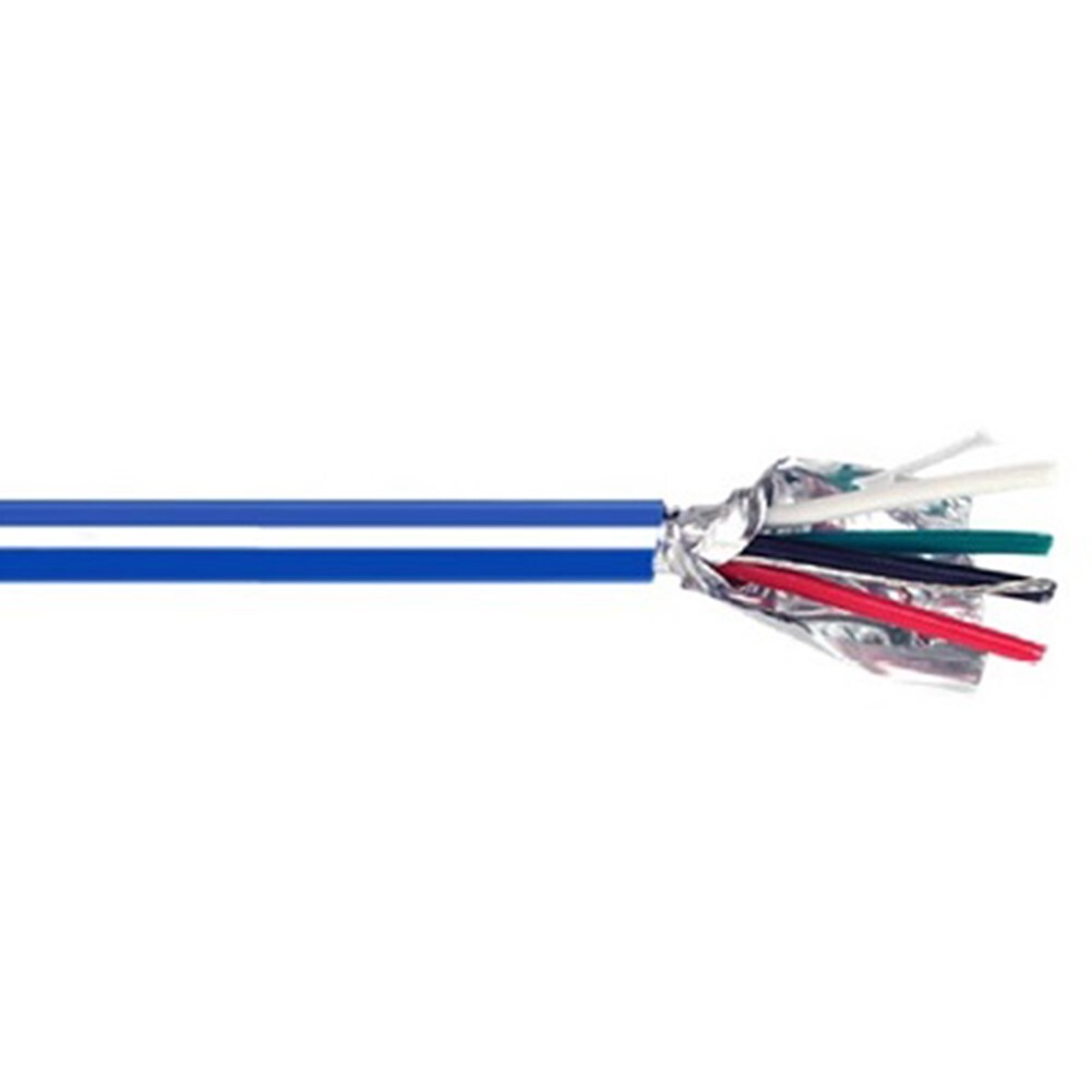 1000FT 18AWG 4 Conductor Stranded Shielded with Drain Lutron White Cable