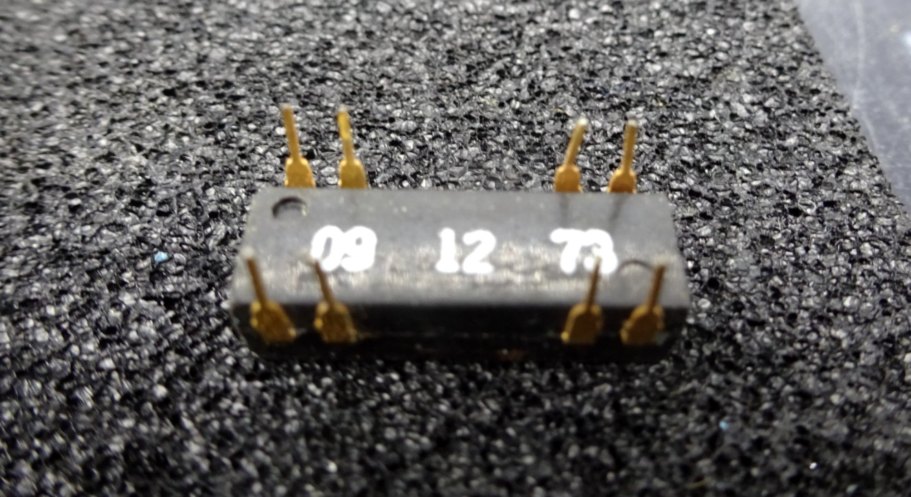 SIGMA 191TE1A2-5S 8-PIN RELAY 500mA SPST 1NO 5VDC, GOLD Pins, Vintage 1973