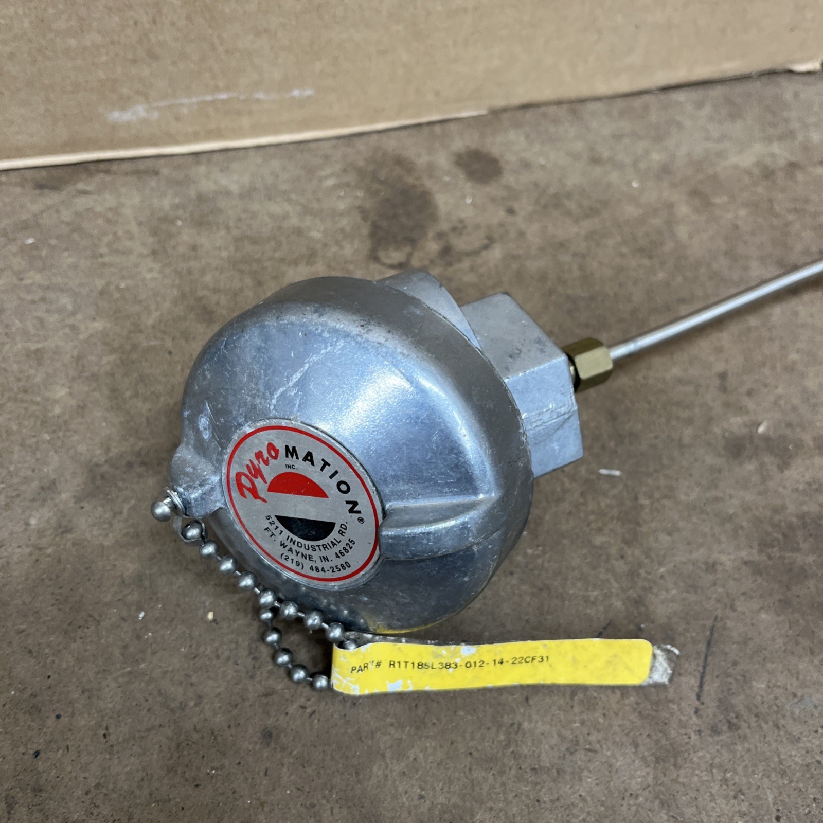 PYROMATION INC R1T185L383-012–14-22CF31 Thermocouple