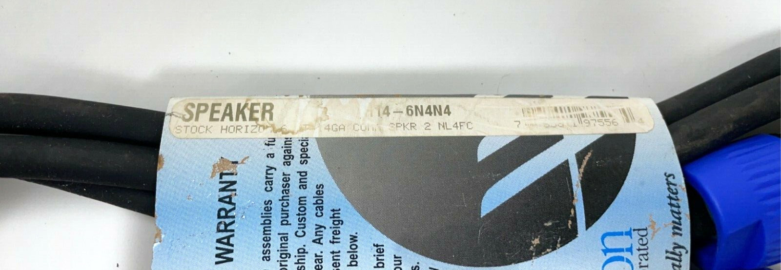 RAPCO-HORIZON H14-6N4N4 6′ 14GA COMM SPEAKER CABLE
