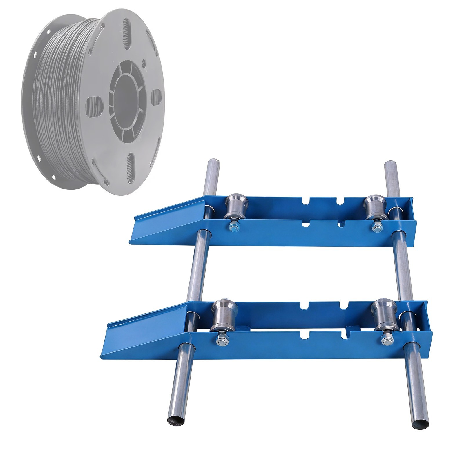 Wire Cable Reel Roller Stand 3307 LBS Commercial Industrial Steel Wire Dispenser