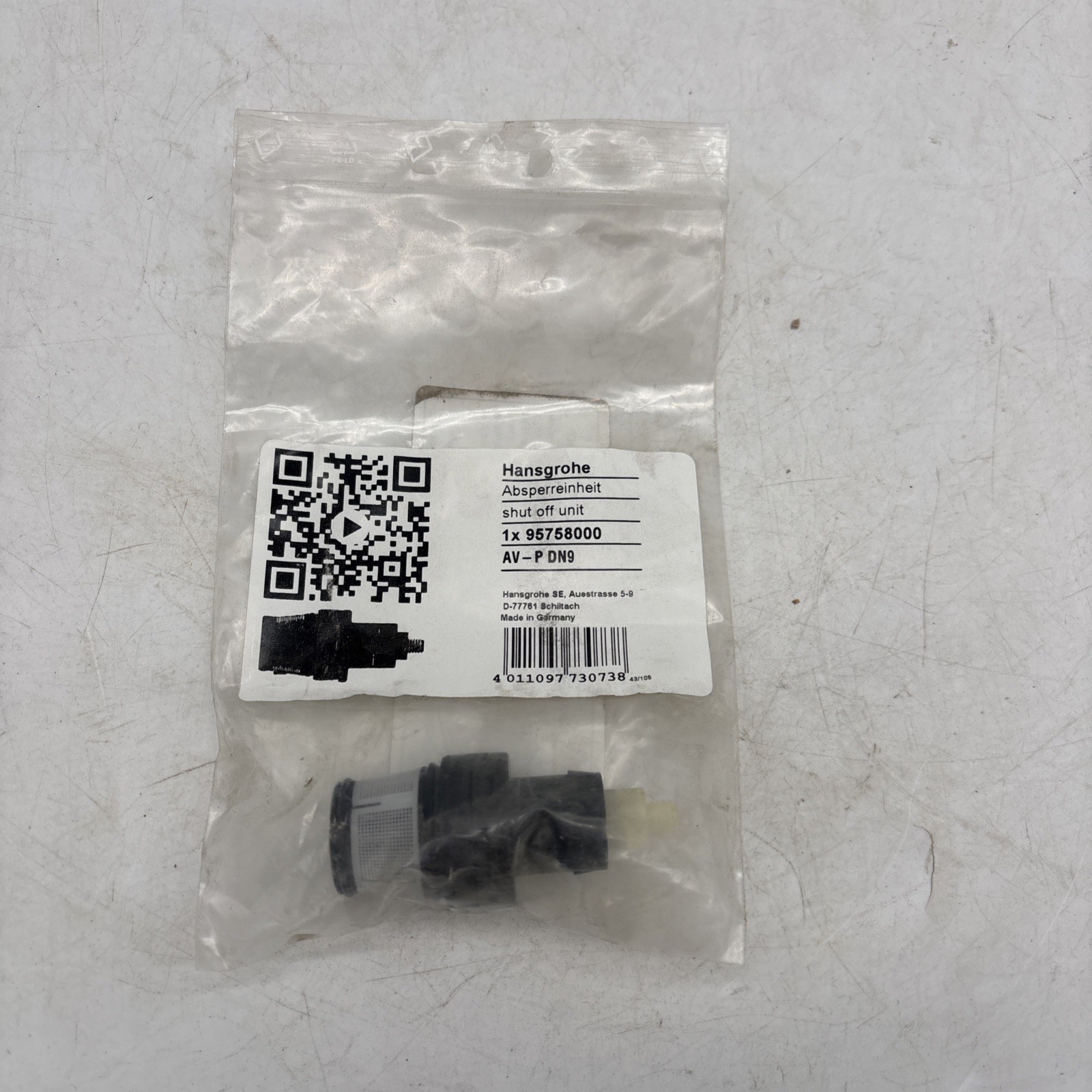 Brand New Shut-off Valve Shower Accessories Core 95758000 for Hansgrohe