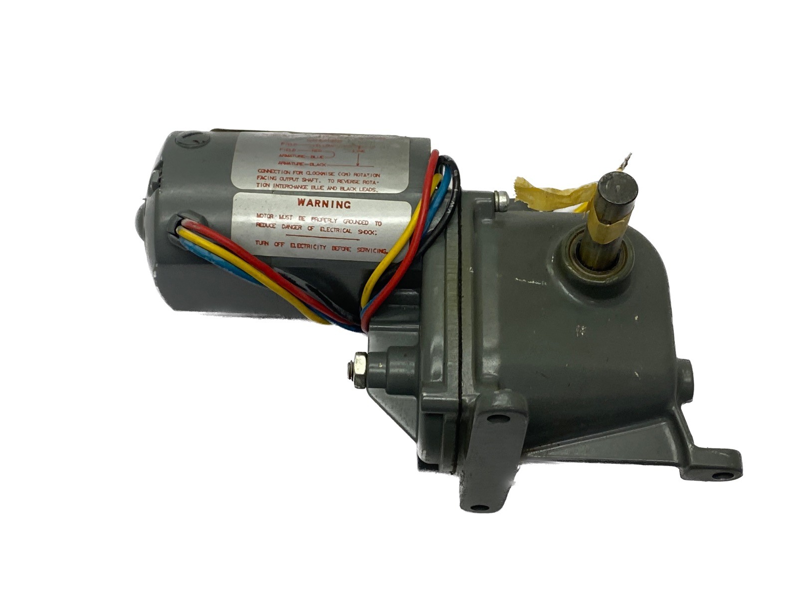 NOS Dayton 115V AC/DC 1.3A 60HZ 1787:1 Ratio 2.8RPM 1/15HP Gearmotor 2Z797B